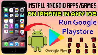 How to install Android Apps/Games in iPhone on any iOS | How to run Google Play store on iPhone FREE