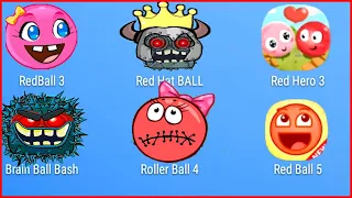 Red ball 4,Red Ball 3d,Blue Ball 10,Rolling Pals,Red ball 5 new.От котика Браяна про красный шар 4