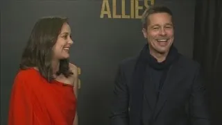 Brad Pitt and Marion Cotillard on 'love and trust' in Allied