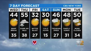 New York Weather: CBS2 2/11 Evening Forecast at 5PM