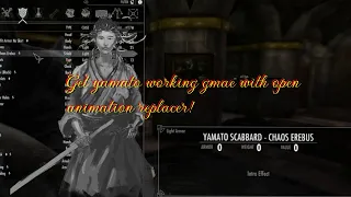 HOW do you get this mod to work in Skyrim!? Yamato Scabbard Remastered Skyrim Special edition mods.