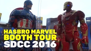 SDCC 2016:  Marvel Hasbro booth tour with toy designers at San Diego Comic-Con