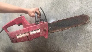 Restoration ChainSaw old rusty | Restoration electric chainsaw