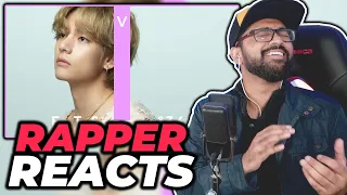 Rapper Reacts to V (of BTS) - Slow Dancing / THE FIRST TAKE | First Time Reaction