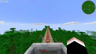 Longest Minecraft Railway (Over 100,000 Blocks) Timelapse (Modded)
