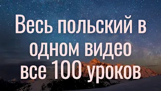 Весь польский за 100 уроков. Польские слова и фразы. Польский с нуля. Польский язык. Все 100 уроков.