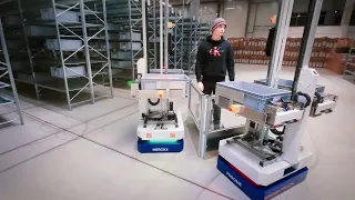 Goods-to-Person (G2P) robots for automated order picking | Brightpick