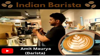 Real time cafe vlog! Busy cafe! Rush hours! Indian Barista !! #coffeelover #cafe #rushhour #vlog