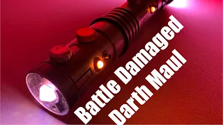 KRxOR “Revenge” Darth Maul Lightsaber (Battle damaged)