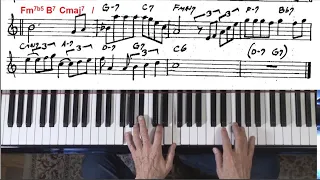 Misty tutorial in C  ✰ Jazz Piano College ✰ marked safe for beginners