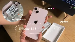  iPhone 13 Pink + Accessories | Unboxing📦 | Aesthetics | ChristineHii