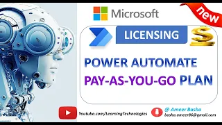 Power Automate Pay-as-you-go Licensing Model -  New Billing Plan