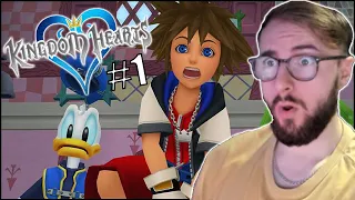 Final Fantasy Expert Plays Kingdom Hearts For The First Time!? Blind Playthrough LIVE Ep 1