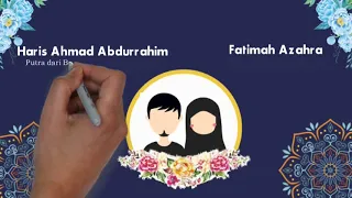 Contoh Undangan Pernikahan Digital Islami #2