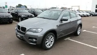 2012 БМВ X6. Обзор (интерьер, экстерьер, двигатель).