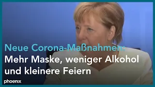 Neue Corona-Maßnahmen: Pressekonferenz mit Merkel, Söder und Tschentscher am 29.09.20