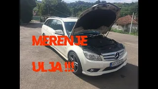 Mercedes W211: merenje ulja sa meracem iz C klase..