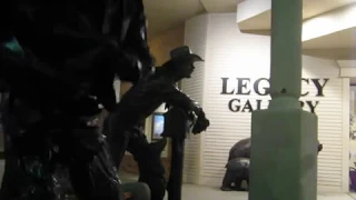 Bronze Cowboy!  The statue that's ALIVE!!!