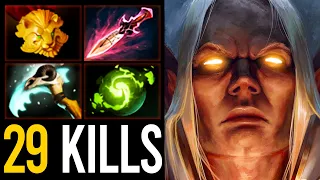 MEDALLION + WITCH BLADE BUILD | EPIC INVOKER 29 KILLS GAME | Dota 2 Invoker