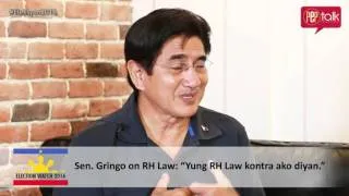 Gringo Honasan on PEP TALK. "It's the people who own the government!"