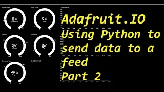 Using Python to send data to an Adafruit.IO feed