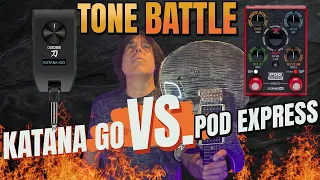 Tone Battle: Line 6 Pod Express vs. Boss Katana Go | Guitar Showdown!