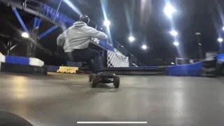 Eboards on a Kart Track