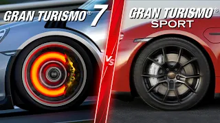 Gran Turismo 7 vs Gran Turismo Sport - Direct Comparison! Attention to Detail & Graphics!