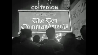 “THE TEN COMMANDMENTS” WORLD PREMIERE TIMES SQUARE NEW YORK  - NOV. 8, 1956 (HIGH QUALITY)