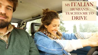 MY ITALIAN HUSBAND TEACHES ME TO DRIVE (Italian w English subtitles)