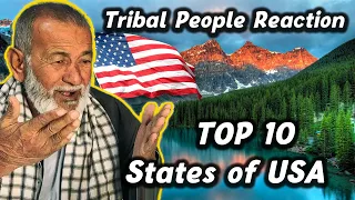 Tribal People React To Top 10 Most Beautiful States of USA, American States