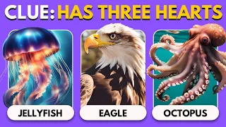 Guess the Animal: One Clue Quiz Challenge🦉🦁🐝 | Animal Trivia Quiz