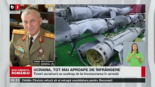 V. BĂLĂCEANU, GRAL, DESPRE PERSPECTIVELE RĂZBOIULUI DIN UCRAINA_Știri B1TV_19 apr. 2024