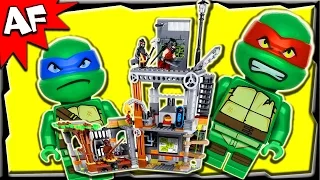 TURTLE LAIR ATTACK 79103 Lego TMNT Teenage Mutant Ninja Turtles Stop Motion Set Review