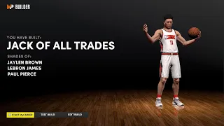 RARE JACK OF ALL TRADES SMALL FORWARD BUILD TUTORIAL NBA 2K22 NEXT GEN PS5 Pt 2