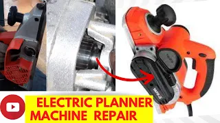 Electric wood Planner Machine Carbon Brush fairing problem solved | Amazing Work