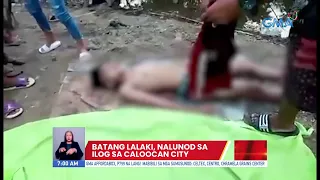 Batang lalaki, nalunod sa ilog sa Caloocan City | UB