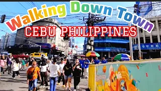 DOWN TOWN  CEBU PHILIPPINES #walkingtour| Virtual Tour | October 2023
