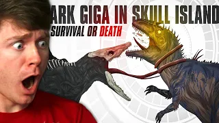 What if ARK's GIGA enters SKULL ISLAND!? (Reaction)