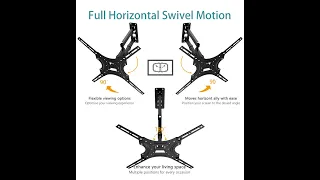 X-400 led/lcd tv wall mount tv bracket  Adjustable Height  For 14"-52" Flat Screen