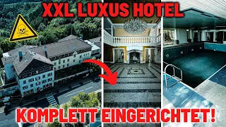 LOSTPLACE // ABANDONED XXL LUXURY HOTEL 💸 🏨 found in the MOUNTAINS 🏔️😱 (Everything left behind!)