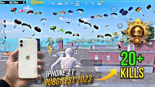 WOW!😱 IPHONE 11 PUBG MOBILE BOOTCAMP 🔥 GAMEPLAY 2023 | IPHONE 11 PUBG FPS TEST 2023