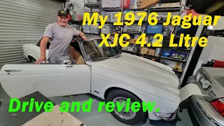 1976 Jaguar XJC 4.2 litre Mr White. Drive and Review