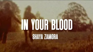 Shaya Zamora - In your Blood ( Lyrics )