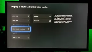 Xbox one X Freesync 2 ( Variable Refresh Rate) on a 4K HDR BenQ Monitor