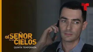 Le disparan a Mónica en su intento de fuga | Temporada 5 | El Señor de los Cielos