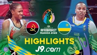 Angola 🇦🇴 v Rwanda 🇷🇼 | Group Phase | J9 Highlights | FIBA Women's Afrobasket 2023