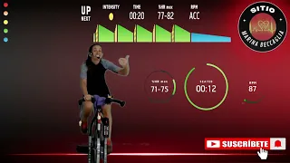 Clase de Spinning para PINCIPIANTES! 30' fácil, pedalea de manera divertida y quema muchas calorías!