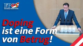 Volker Reifenberger (FPÖ) - Neue Anti-Doping-Regeln im Sport