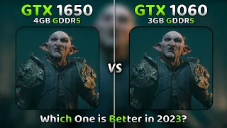 GTX 1650 vs GTX 1060 3GB || 2023 || Test in Latest Games🔥